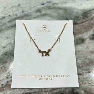 Beautiful Texas Initial necklace